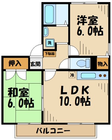 ボナール杉本の物件間取画像
